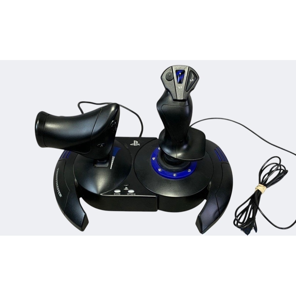 Thrustmaster T.Flight HOTAS 4‎ Flight Stick PS4 PC Black Excellent HOTAS4